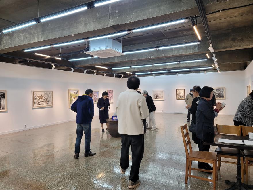 공주 민갤러리, 제9회 연화회전 개최 사진