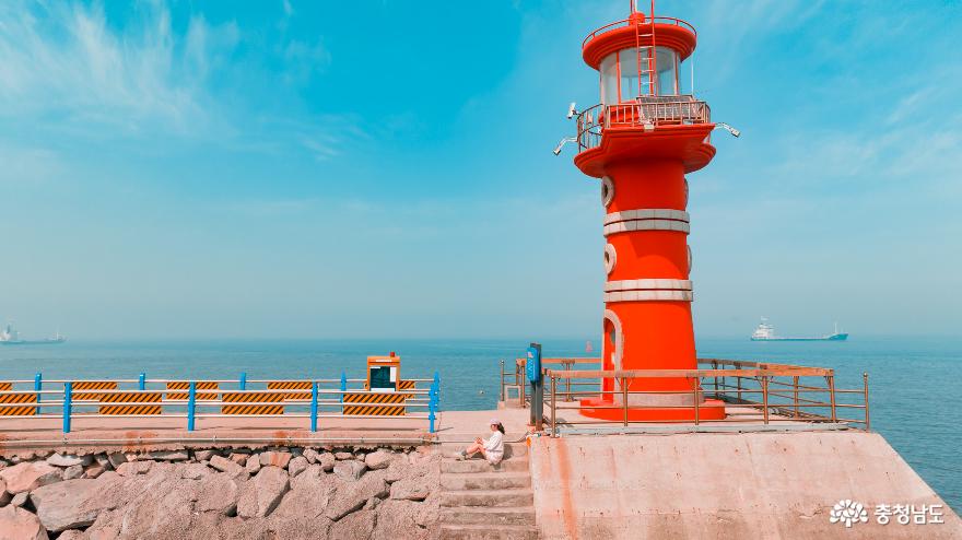 당진 포구 여행 - 빨간등대 안섬포구와 바다위를 걷는 한진포구 사진