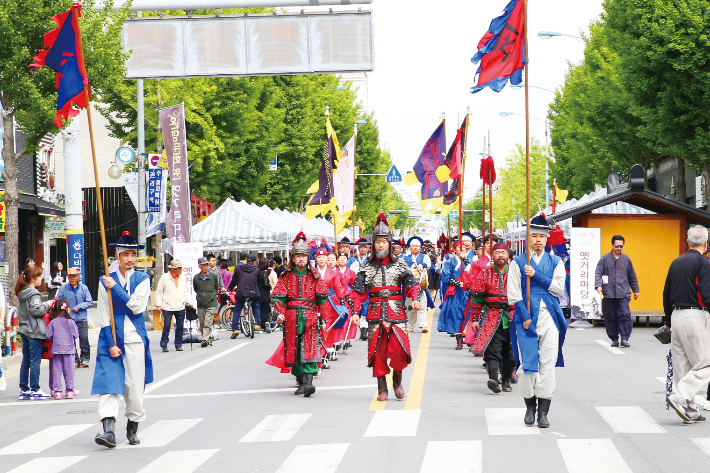 2017년 성웅 이순신 축제 모습