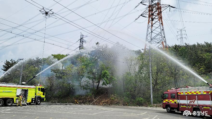 태안발전본부, “지역 화재사고도 적극 대응”