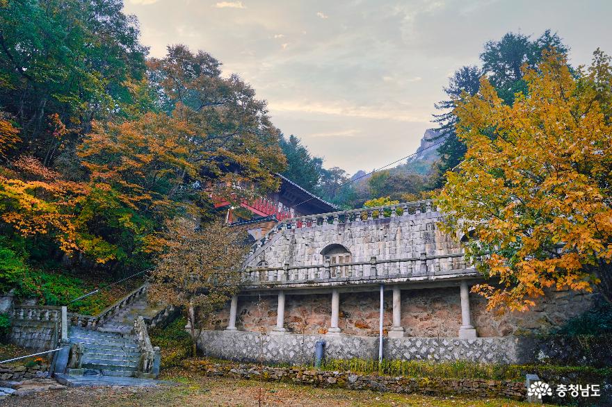 대둔산 도립공원에 폭 안긴 오래된 사찰, 금산 태고사 사진