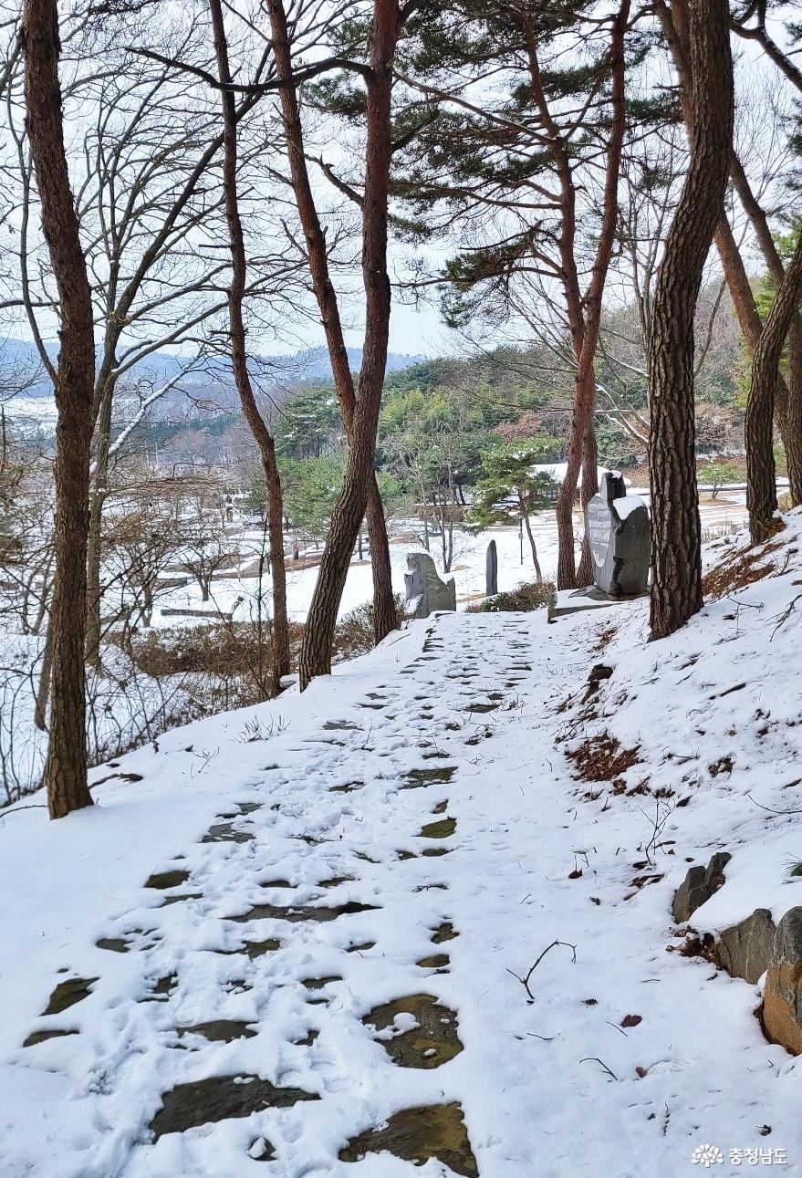화이트크리스마스에 찾은 민족시비공원 사진