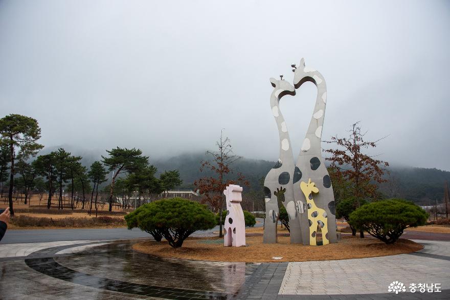 내포신도시 홍예공원의 고즈넉한 겨울 풍경 사진