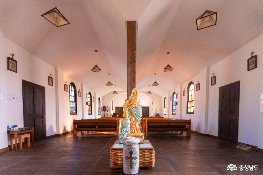 부여군 최초의 천주교 성당, 부여 금사리 성당 사진