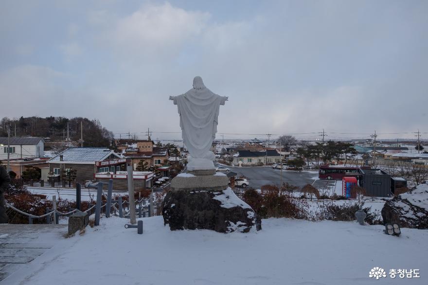 합덕성당의 아름다운 겨울 사진
