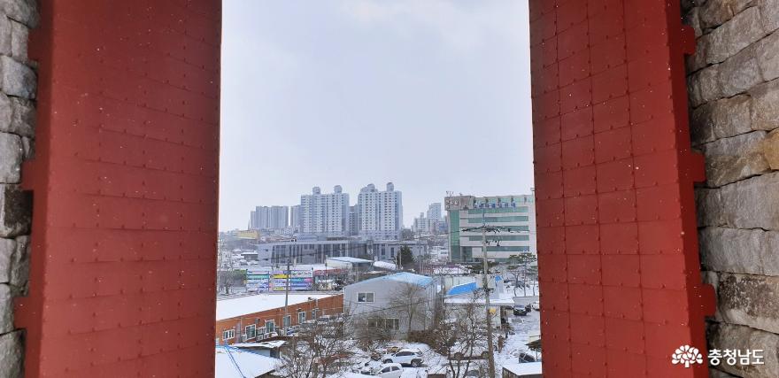 설경이 아름다운 홍성 홍주읍성 일원 사진