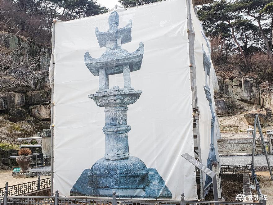 논산 관촉사, 석조미륵보살입상이 있는 천년고찰 사진