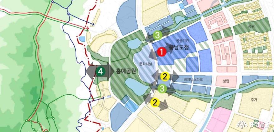 매력 넘치는 홍예공원 가꾸기, 접근·편의·참여 관건