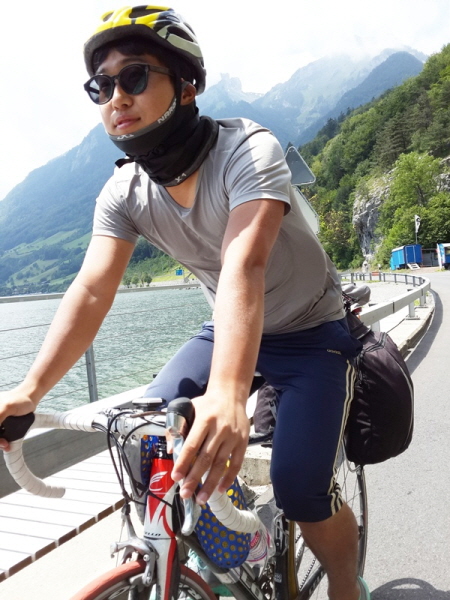 청양 유민영씨, 유럽 12개국 자전거여행
