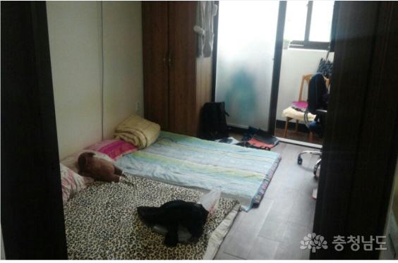 인터뷰에 응한 대학생 최양(21)의 천안시 안서동 소재 자취방