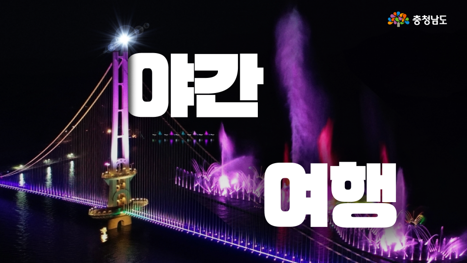 해가 지면 더 아름다운 충남의 밤🌙