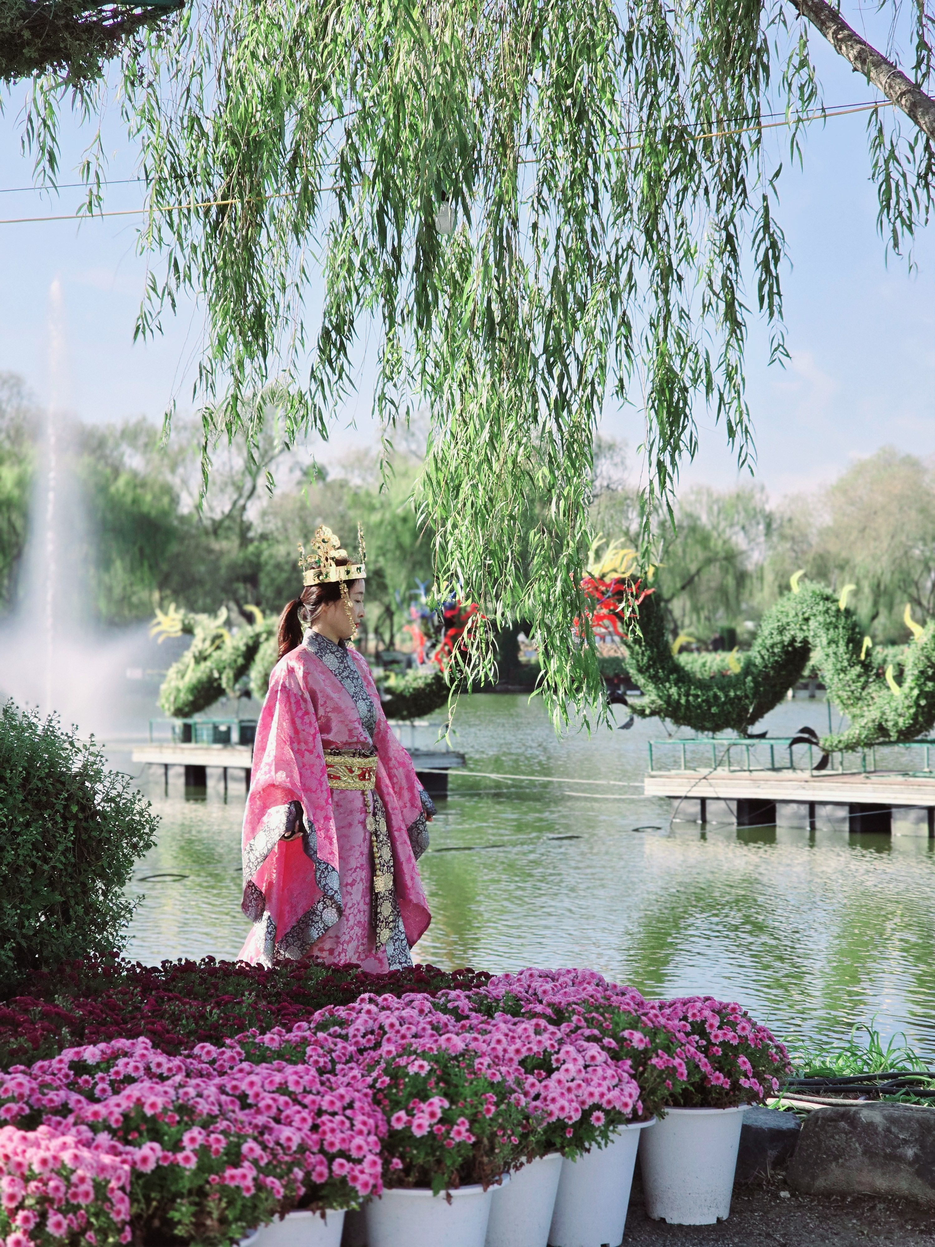 부여국화축제에서 백제의 향기를 느끼다