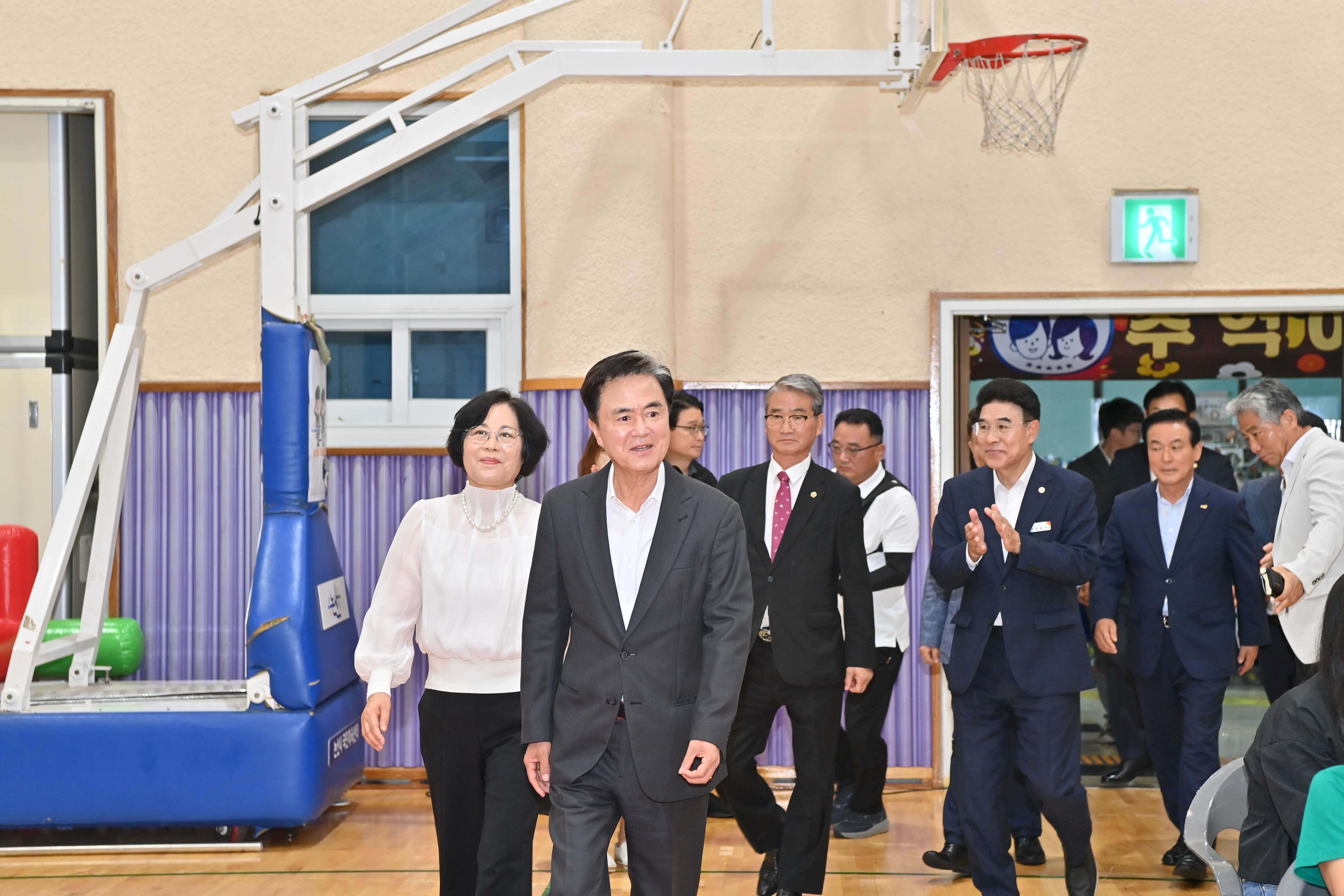 김태흠 도지사는 18일 논산 국민체육센터에서 열린 '충남공공형어린이집연합회 화합의 축제'에 참석했다. 관련사진 3