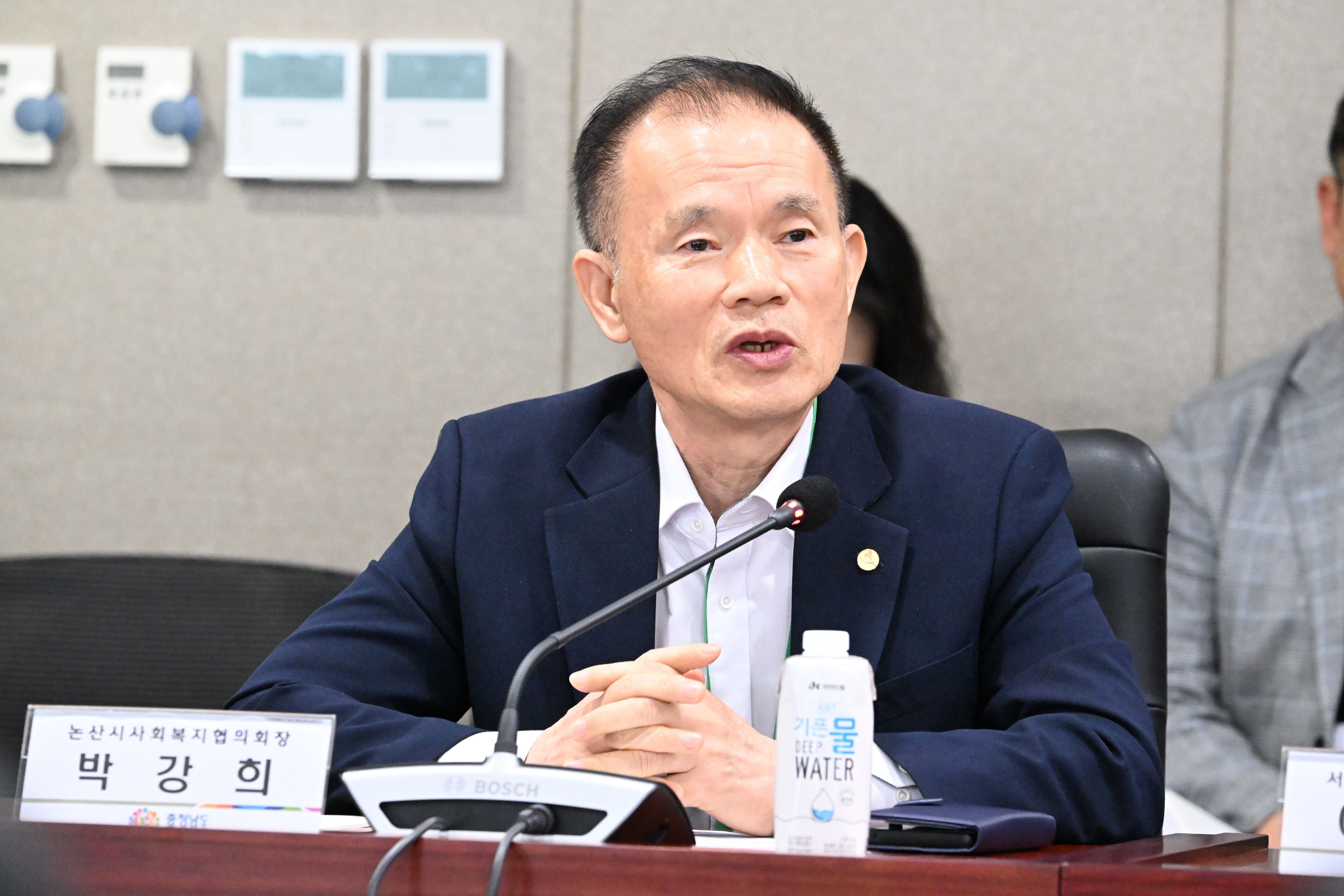 김태흠 도지사는 12일 도청 상황실에서 열린 '충남 시군사회복지협의회 회장단 간담회'를 주재했다. 관련사진 7