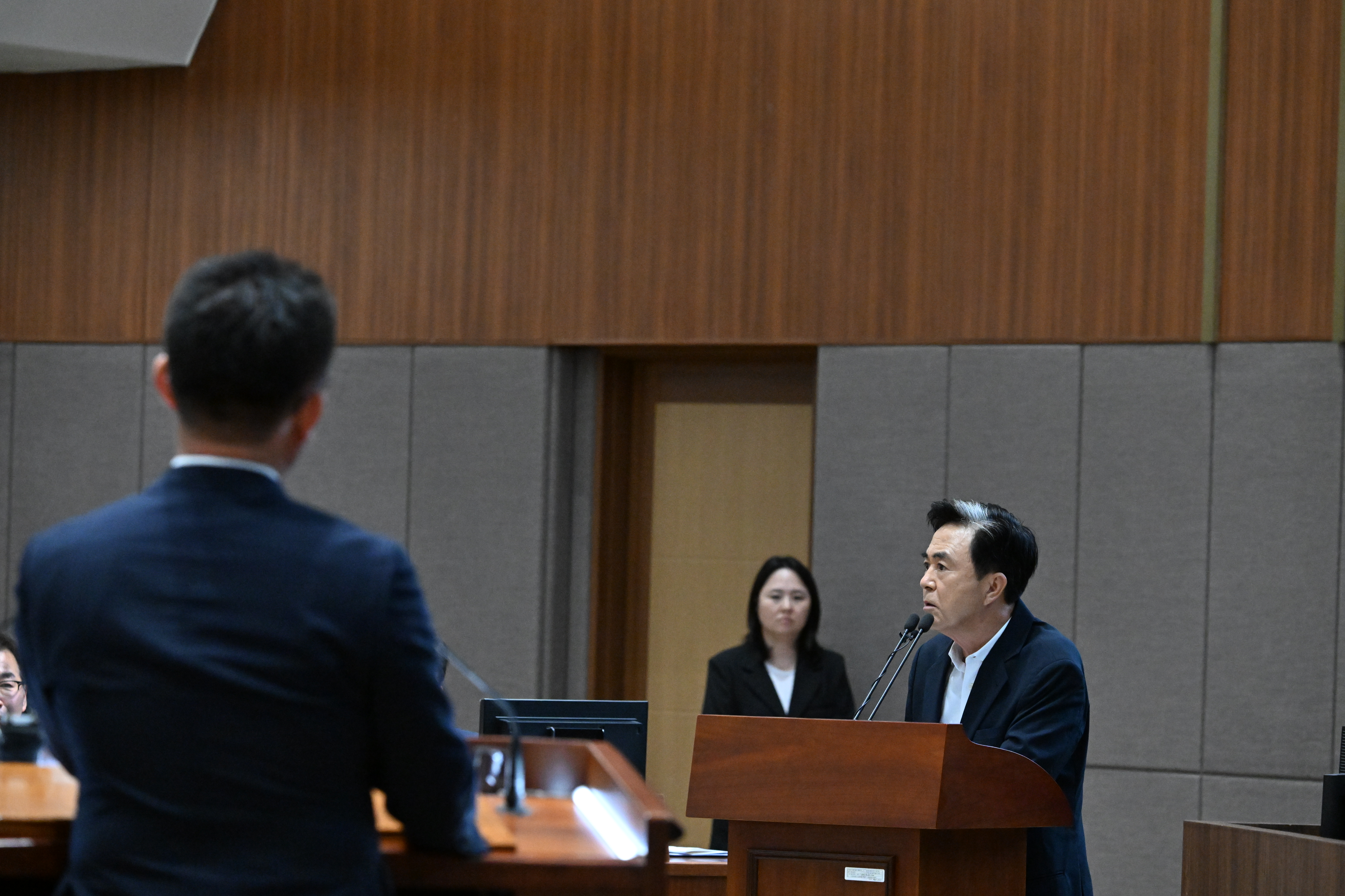 김태흠 도지사는 9일 충남도의회 본회의장에서 열린 '제361회 충남도의회 임시회 제2차 도정질문'에 참석했다. 관련사진 5