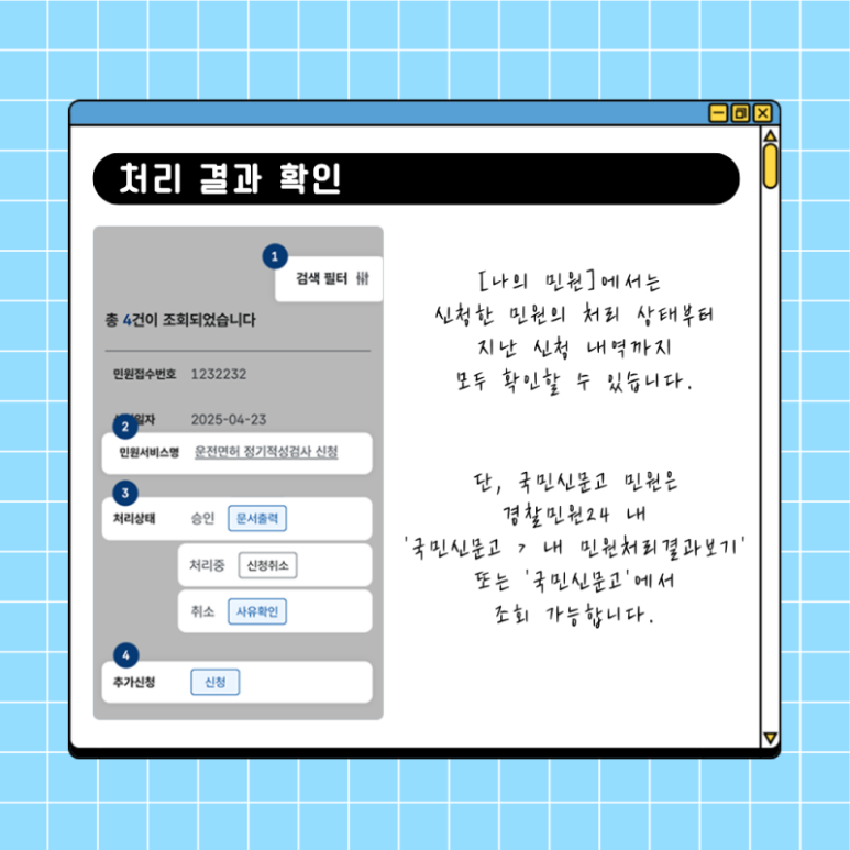 대국민 경찰민원 통합플랫폼 경찰민원24 이용방법 관련사진 10