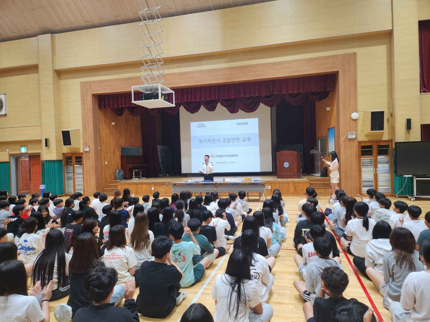 2025년 아산 모산초등학교 픽시자전거 교통안전교육 관련사진 2