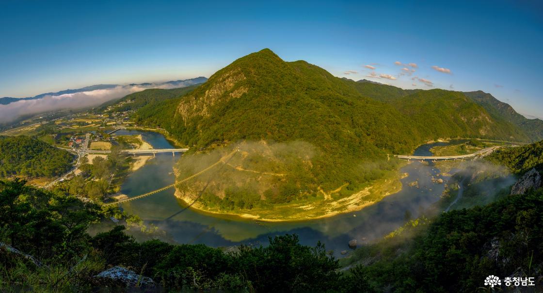 월영산 출렁다리 파노라마