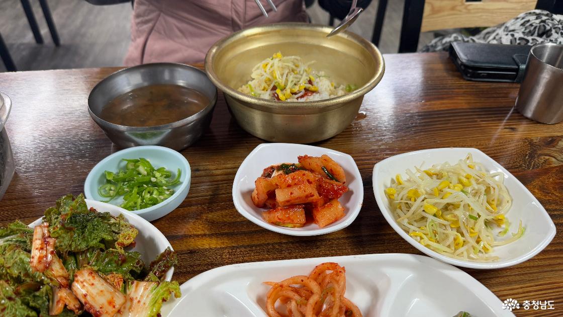 공주 산성시장의 정겨운 겨울 풍경