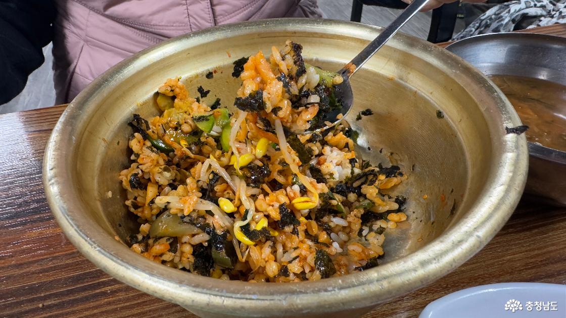 공주 산성시장의 정겨운 겨울 풍경