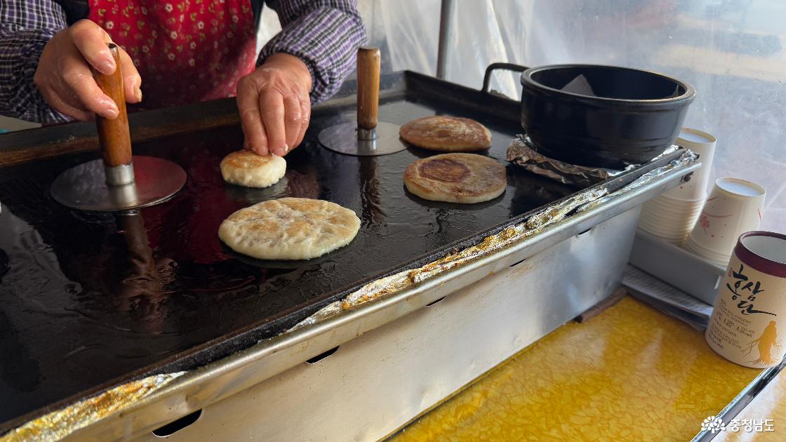 공주 산성시장의 정겨운 겨울 풍경