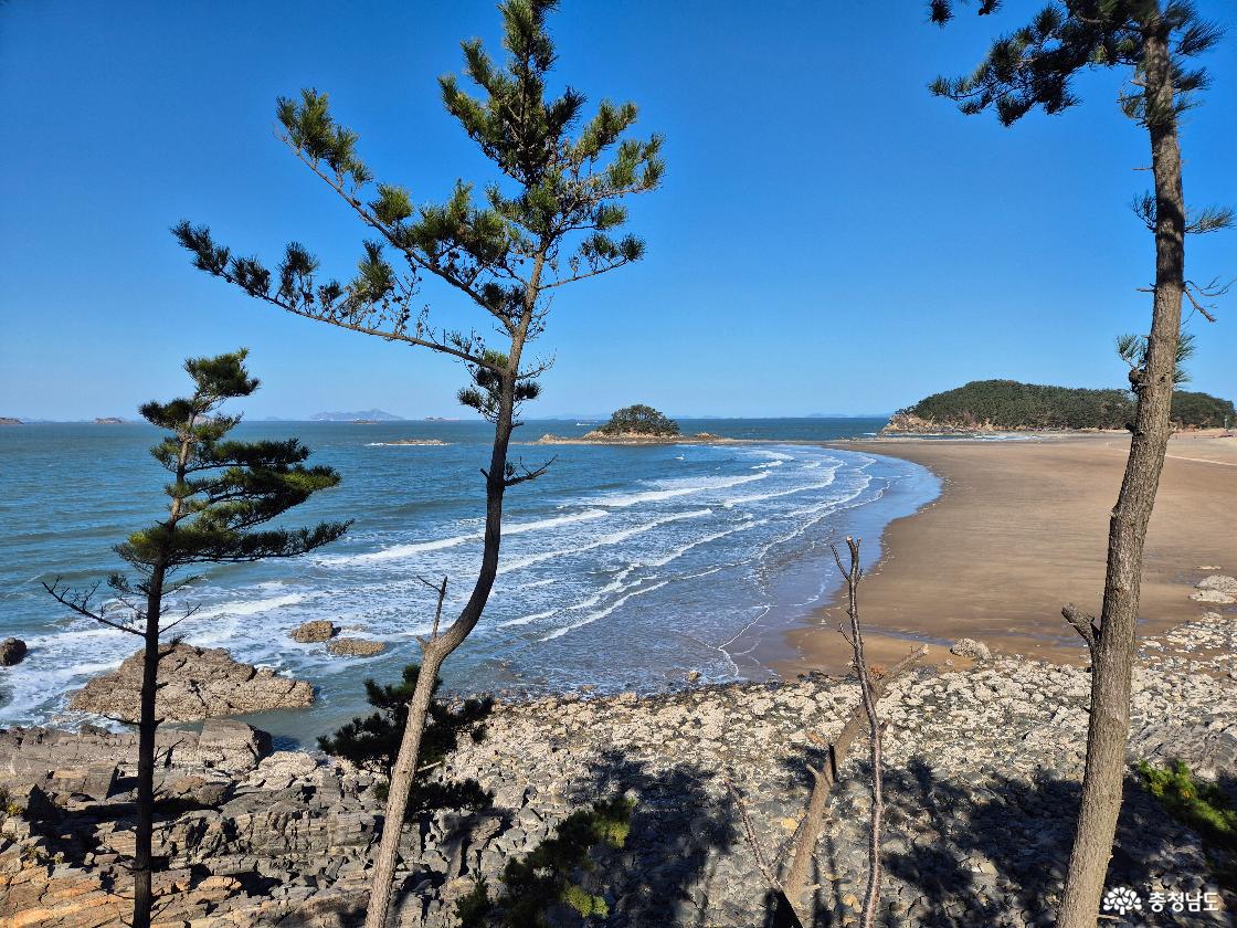 태안 학암포 해변 '바라길