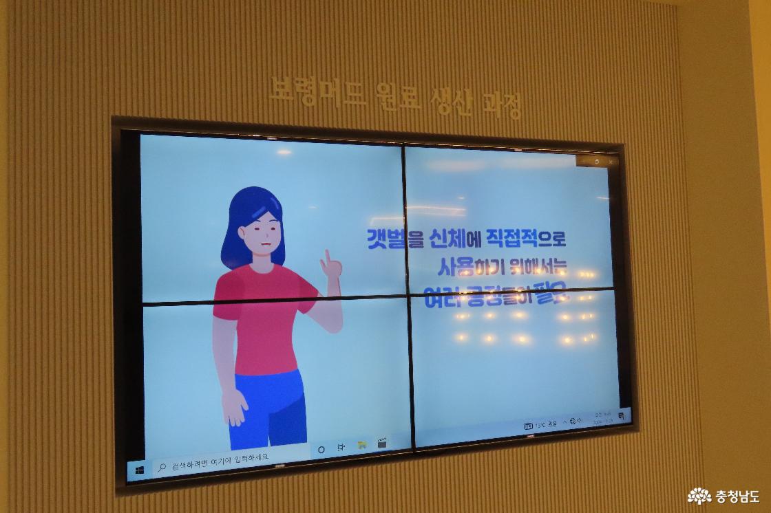 보령머드테마파크 머드관 :화장품 홍보관 보령머드 홍보존