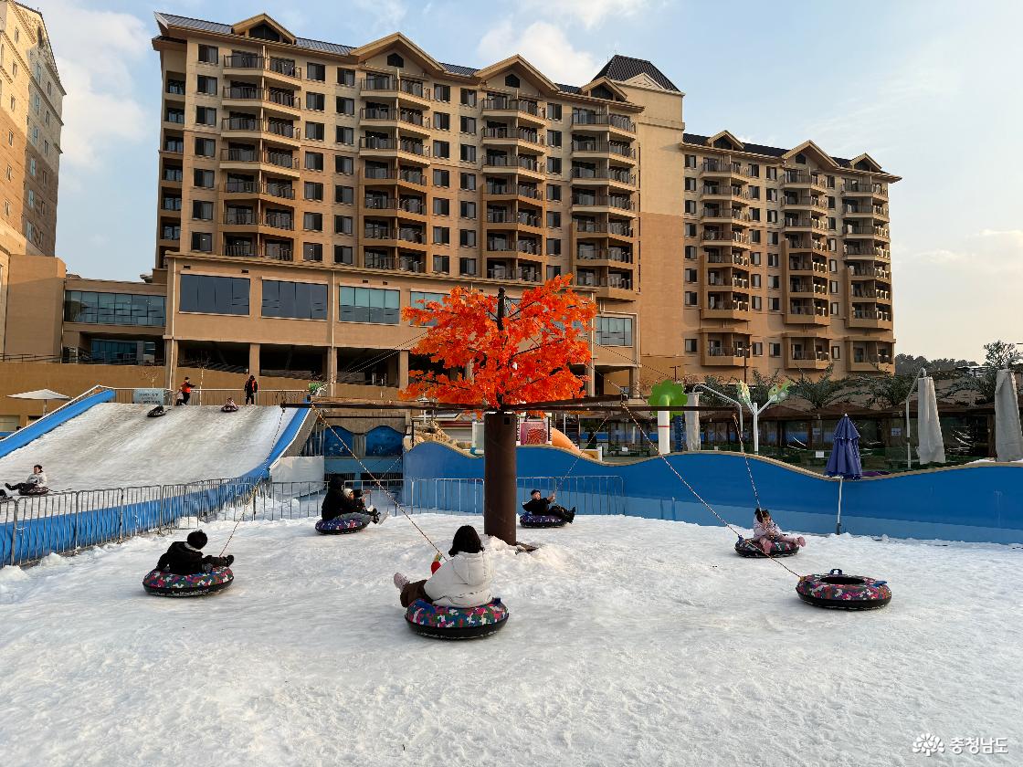 소노벨천안 스노우어드벤처 회전썰매