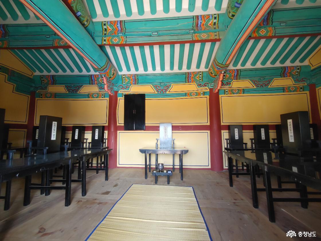 대성전 내부 모습