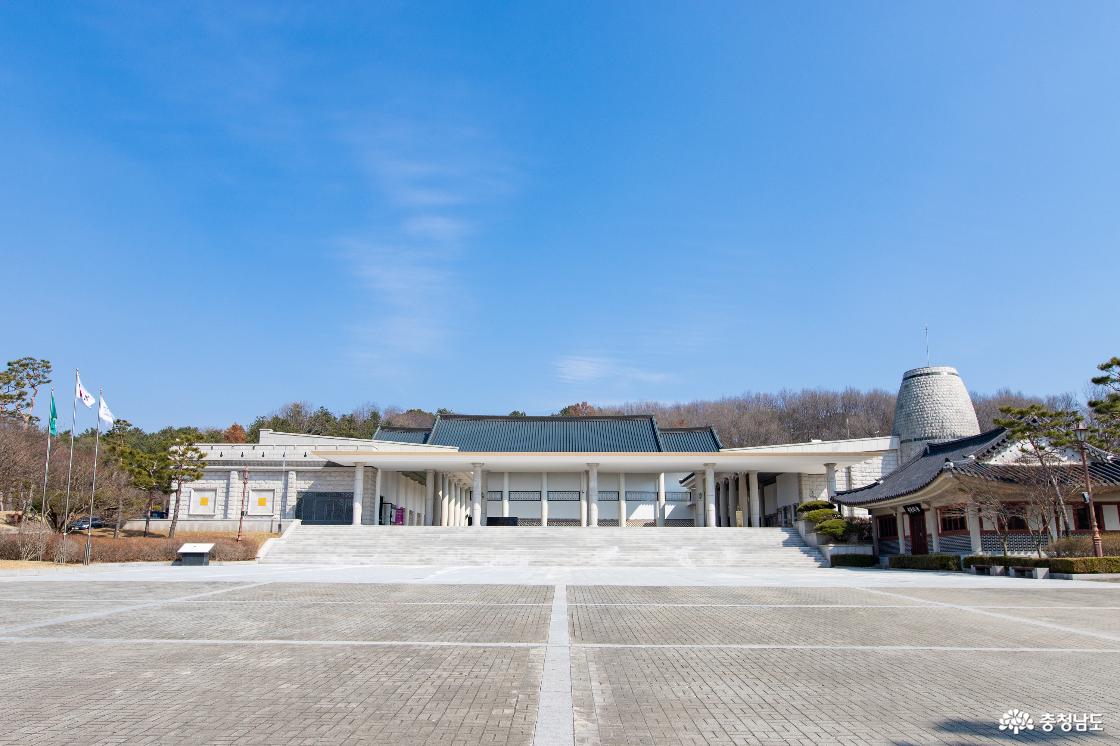 백제군사박물관 전경