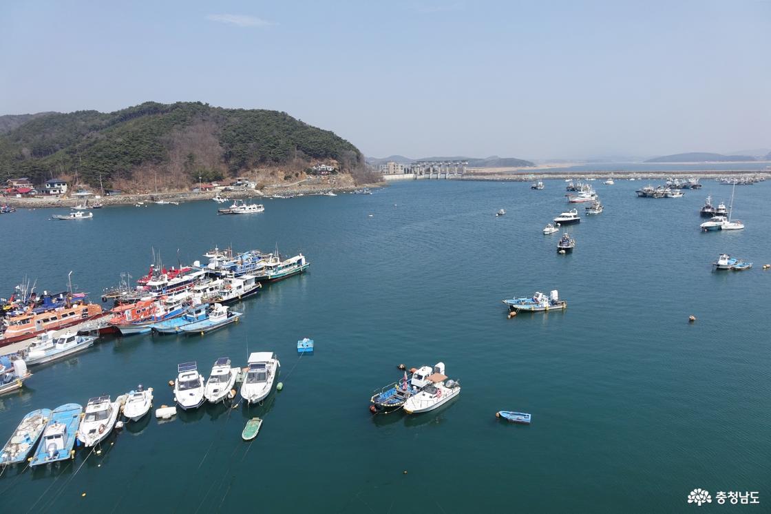 오천항 풍경