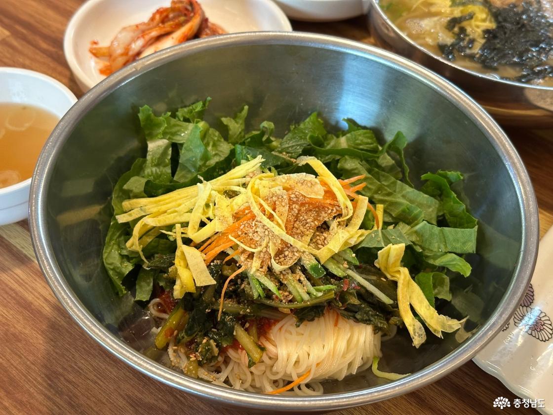 열무비빔국수