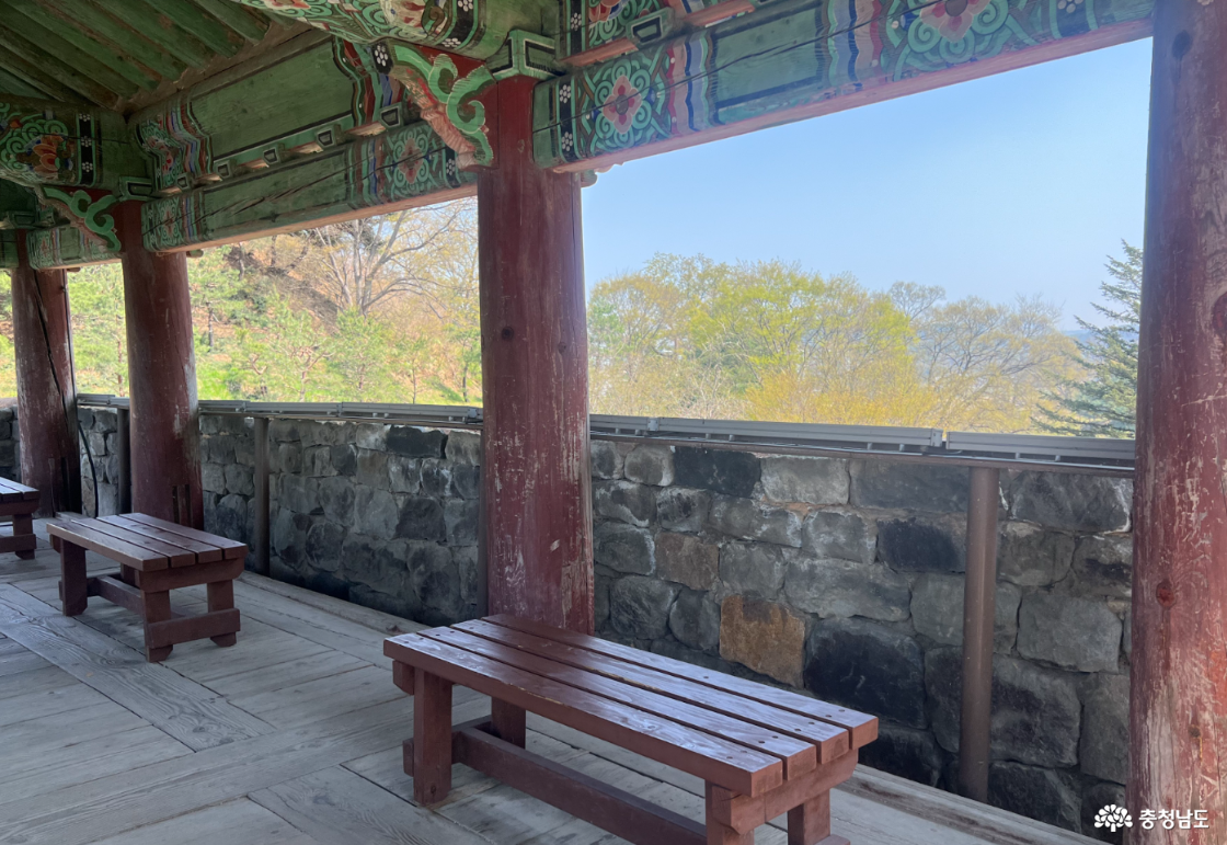 공산성 내부 쉴 만한 곳