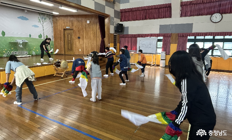 보령 송학초, 농어촌 우리 동네 예술학교 수업