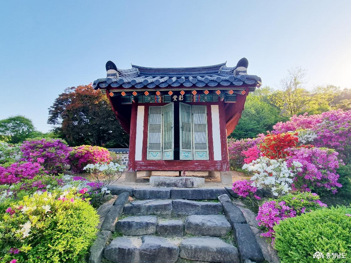 계룡 철쭉꽃 명소 사계고택 - 영당