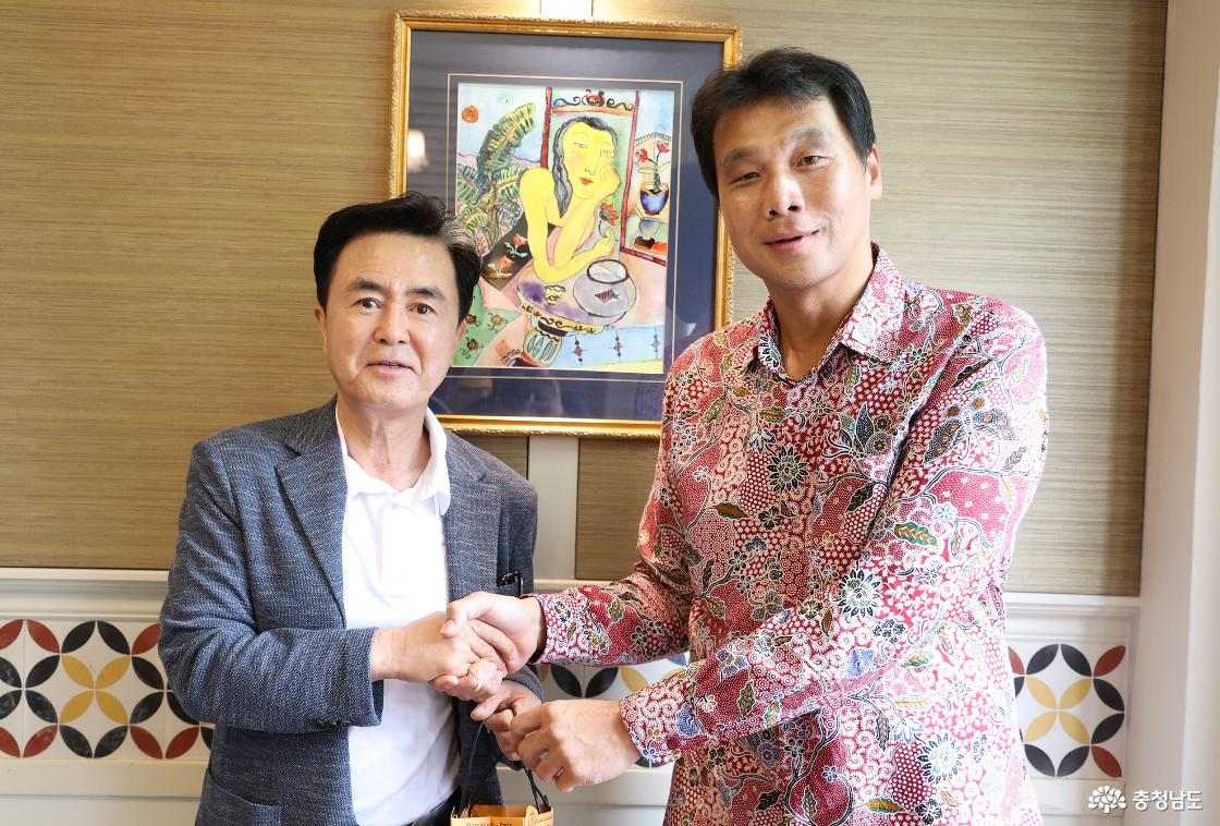 홍진욱 주싱가포르 대한민국 대사 접견