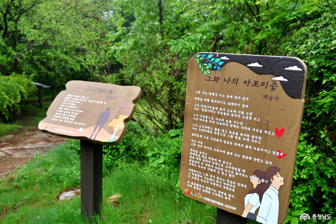 부춘산 등산로에 있는 시