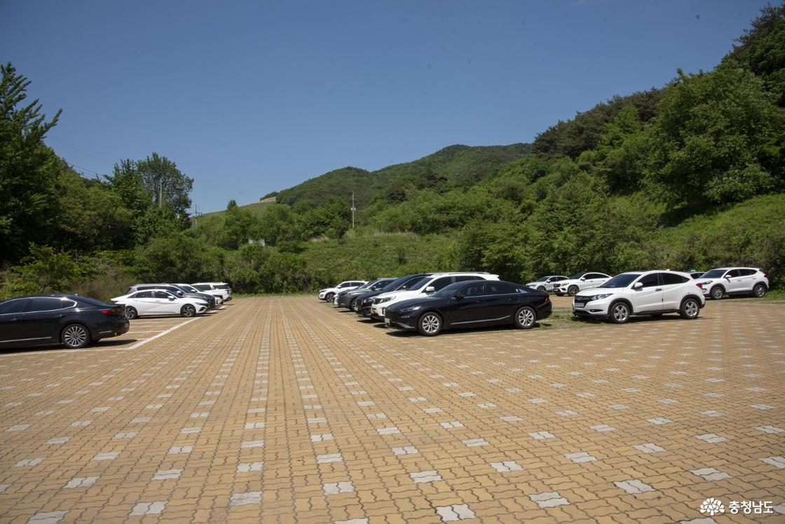 개심사 입구 공영주차장
