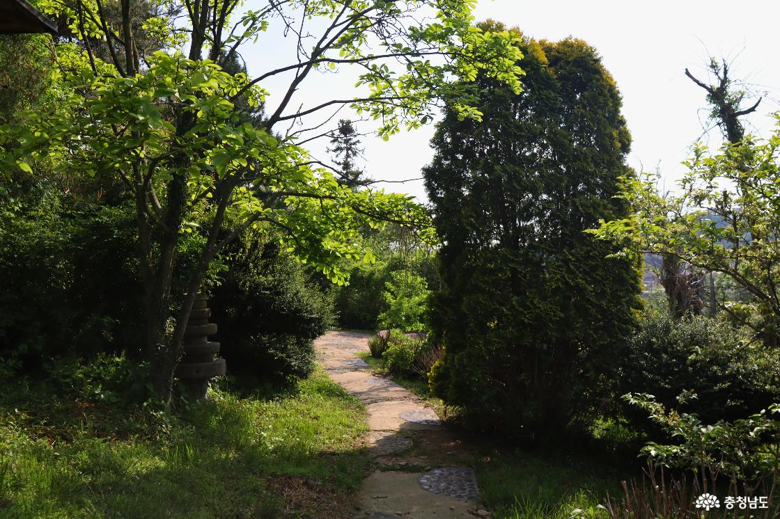 서천식물예술원 산책길