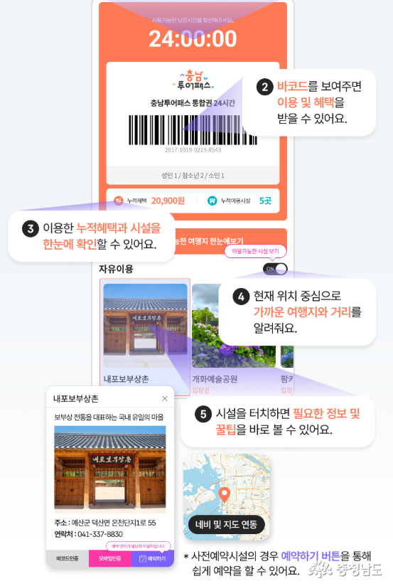 충남방문의해 충남투어패스를 소개합니다