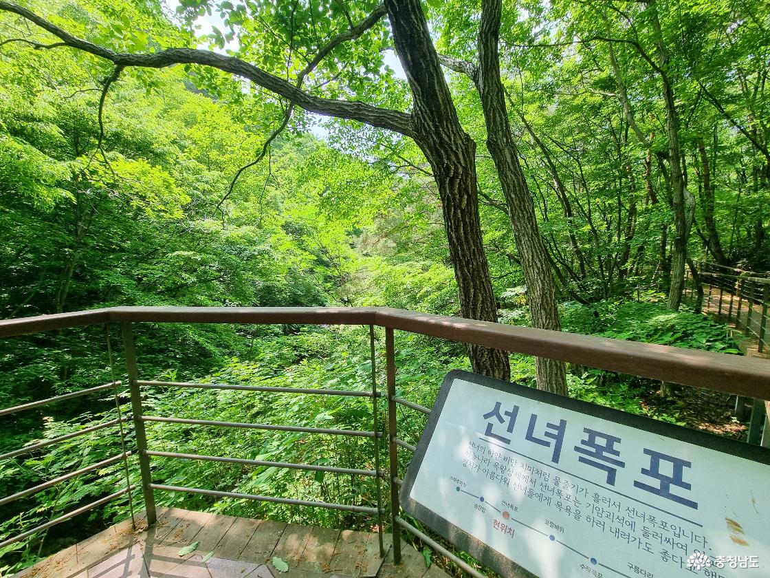 대둔산 선녀폭포 모습