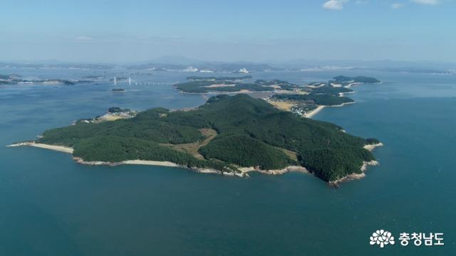 충남 보령 원산도 전경 오섬 아일랜즈 개발의 중심지가 될 원산도의 모습 (사진=보령시 제공)