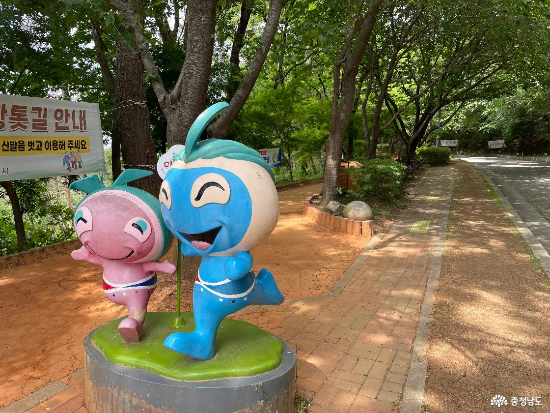 보령 옥마정 산책로 맨발황토길