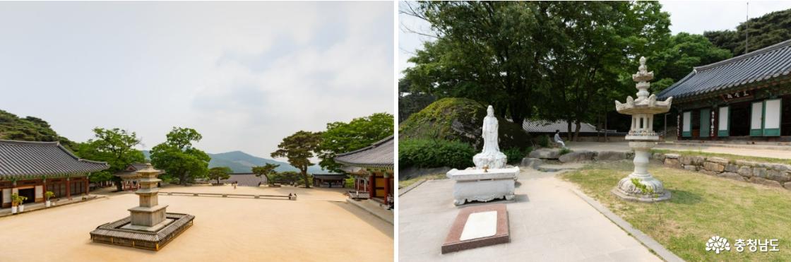 수덕사 대웅전 내부