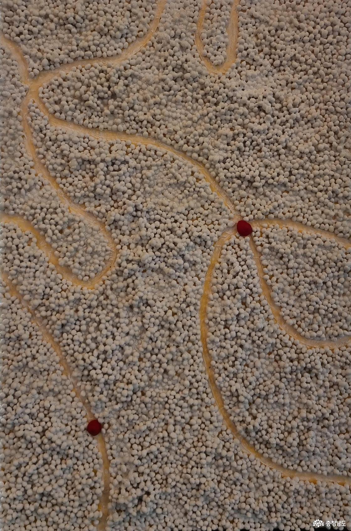 김혜화 작가 ‘길 II (판넬에 혼합재료, 60×40cm, 2025)
