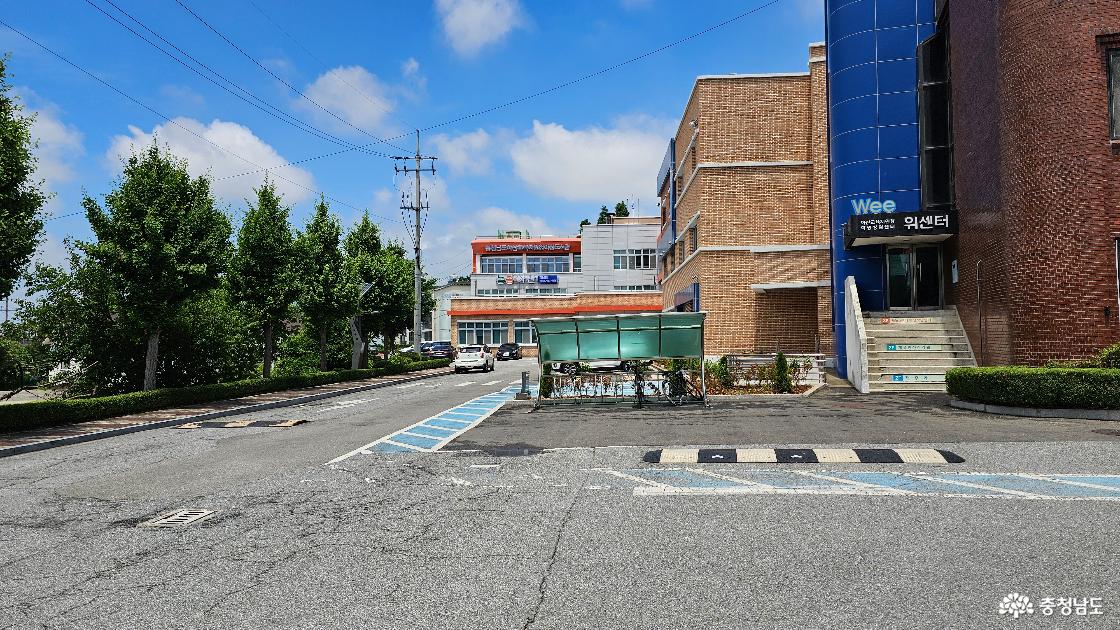 충청남도아산교육지원청에서 도서관 가는 길