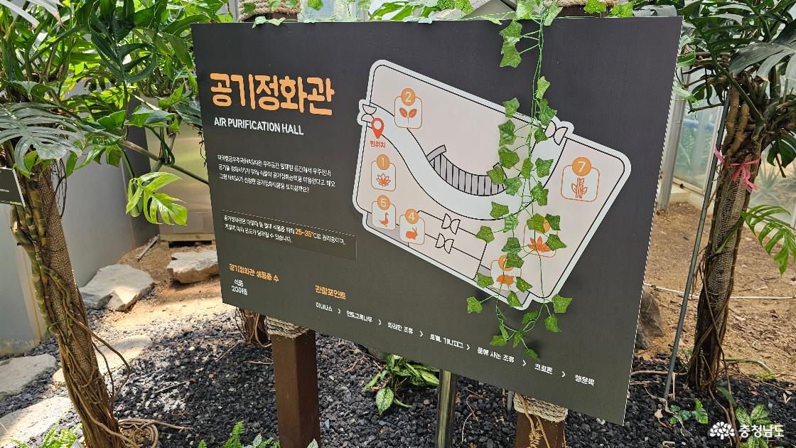 공기정화관 설명 안내판