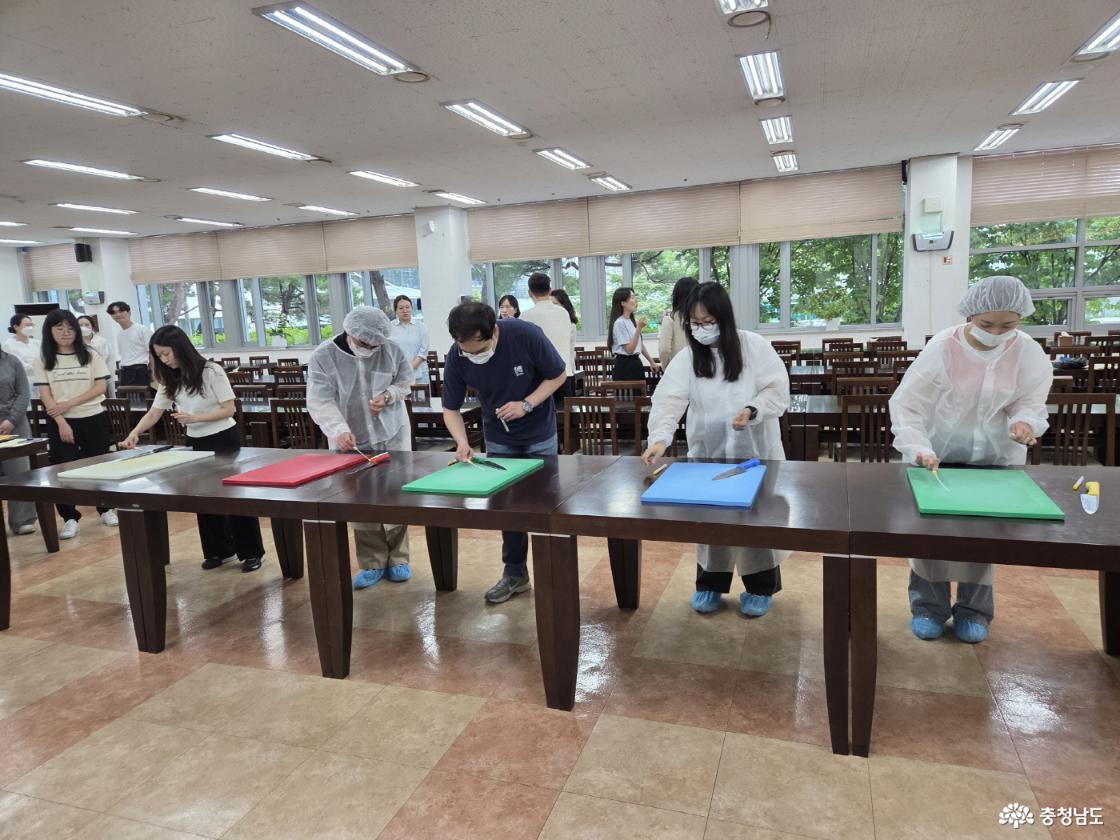 식중독 모의 훈련