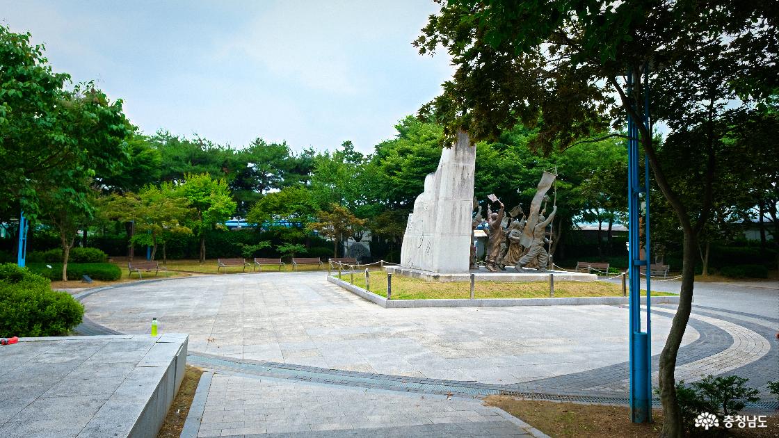 병천순대거리 주변 광장
