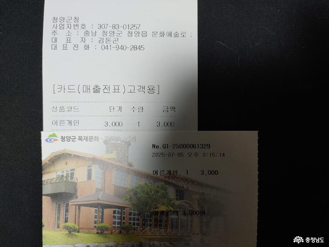 입장권 성인 3,000원